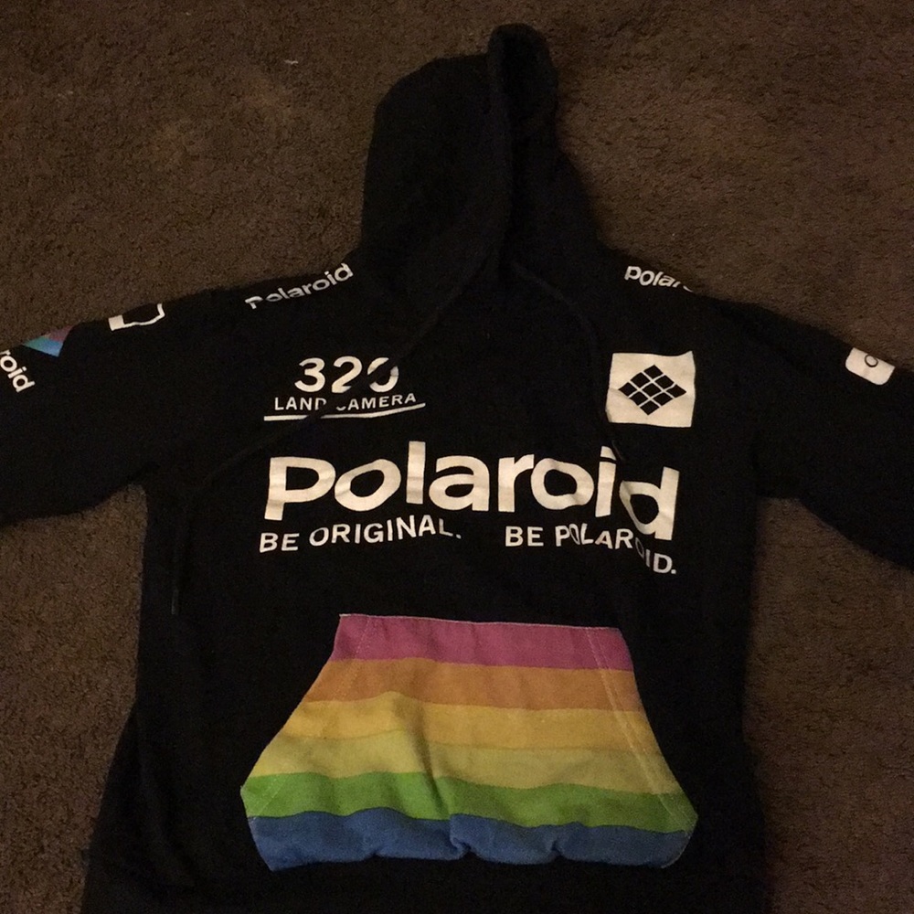 A Polaroid hoodie!